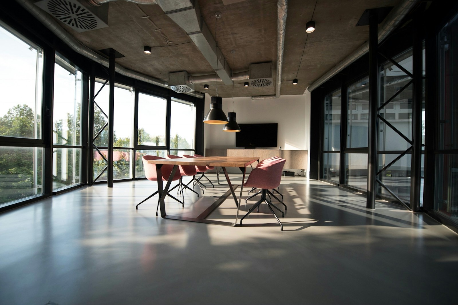 Illustrative professional workspace