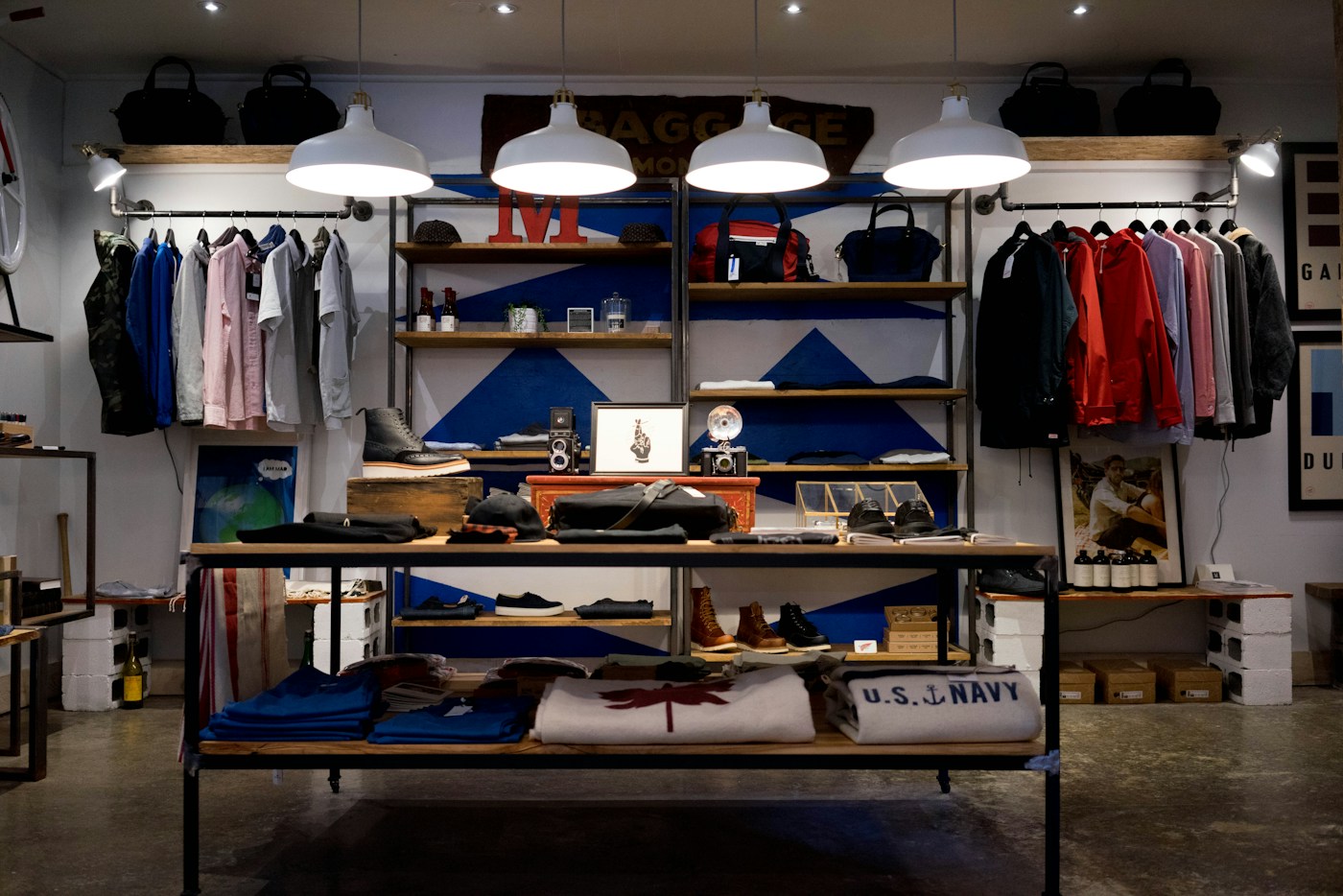 Illustrative clothing store collection